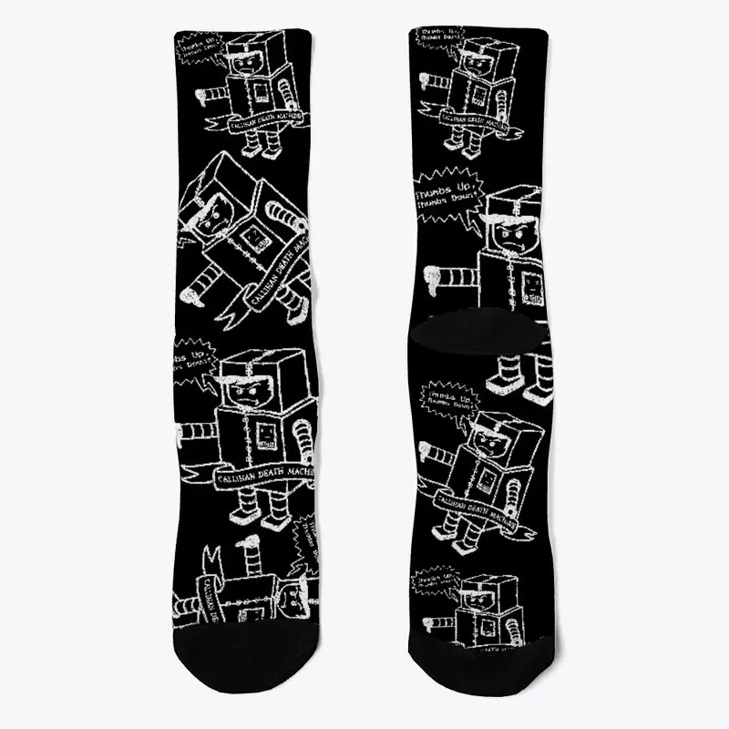 Death Machine Robot SOCKS