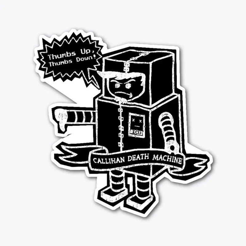 Death Machine Robot Sticker